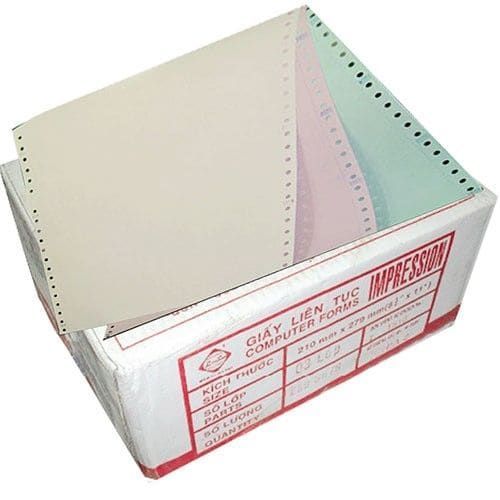 Giấy In Liên Tục 3 Liên 210X279mm - (A5)